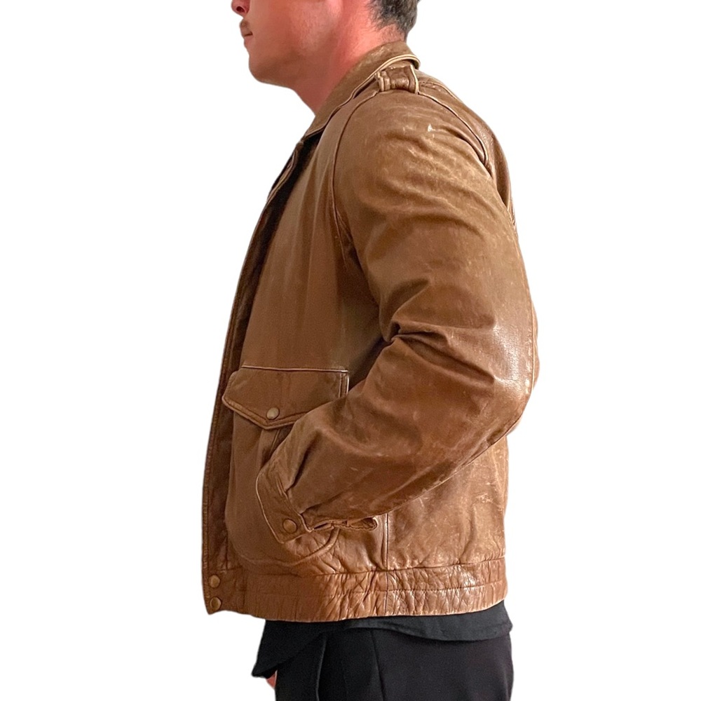 Light Brown Leather Jacket - image 2
